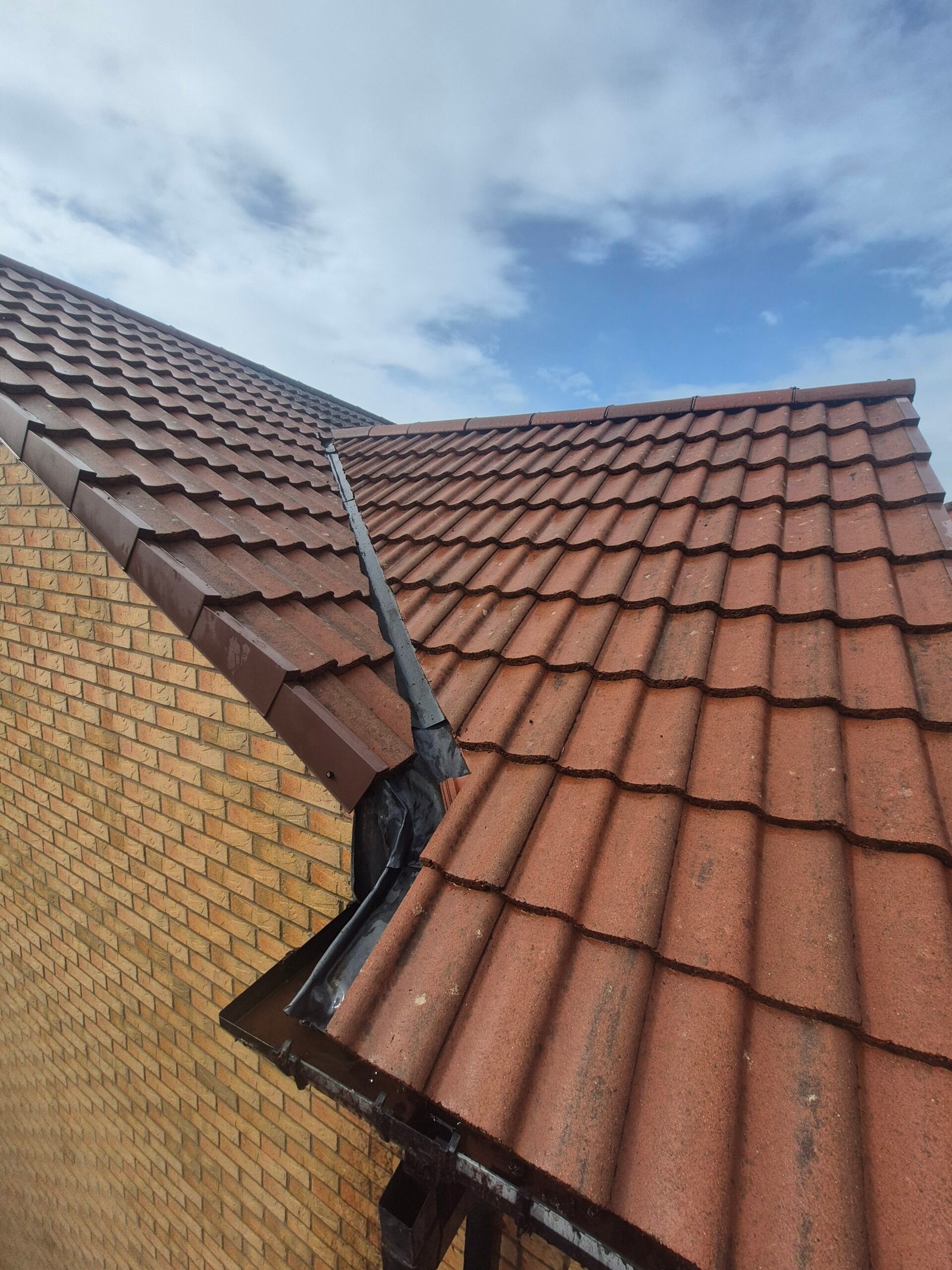 professional roof cleaning . roof cleaning before and after moss and algae removal