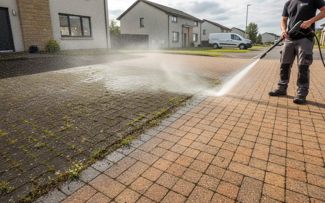 Driveway Pressure Washing in Glasgow: The 2026 Guide to Professional Restoration